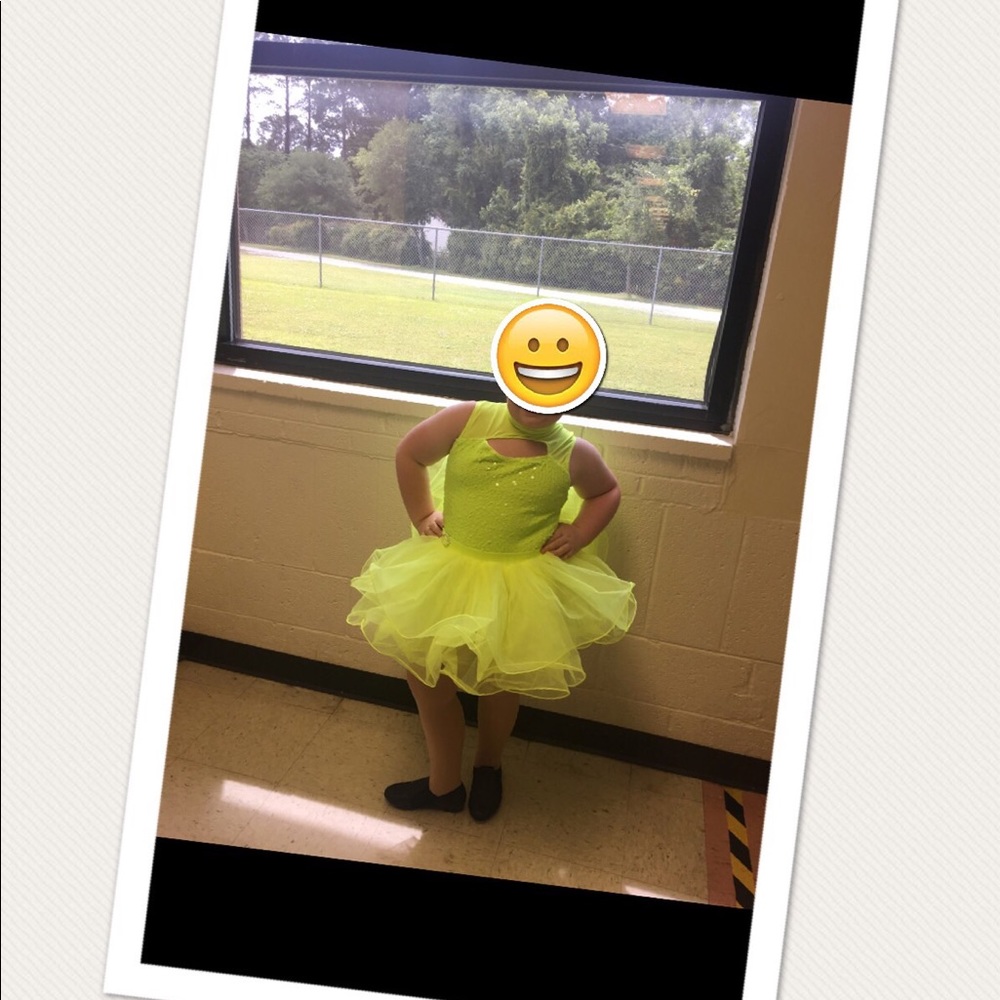 One piece dance costume.